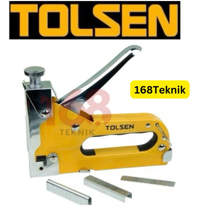 

Staples Tembak Heavy Duty 4-14mm Tolsen/Staples Gun Tacker 3 in 1/Staples Tangan Tolsen 43021 168Teknik