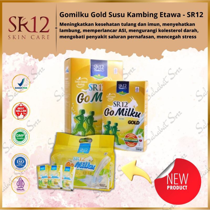 

BARU !! GOMILKU GOLD KEMASAN SACHET SR12 / KANDUNGAN LENGKAP NUTRISI MAKSIMAL / SUSU DEWASA / JAGA KESEHATAN TULANG