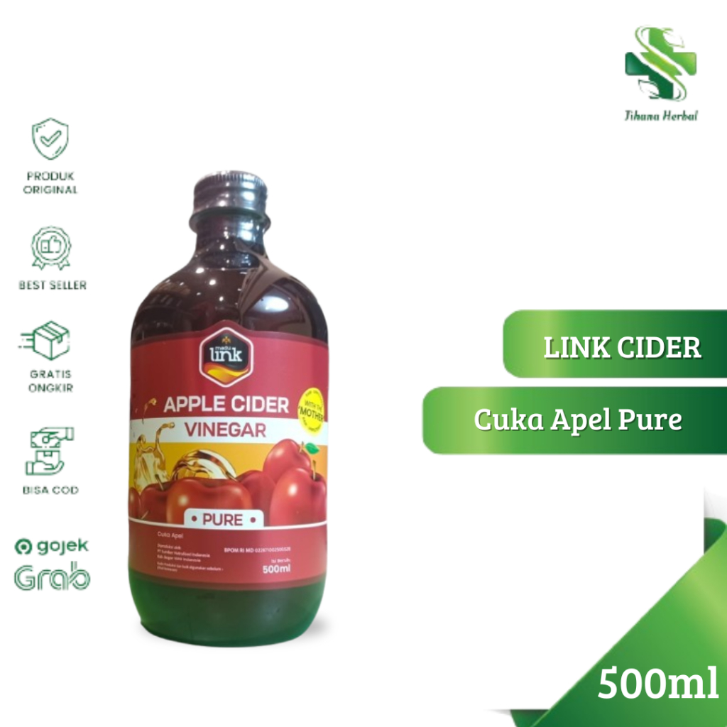 

PURE Cuka Apel - Link Apple Cider Vinegar With The Mother 500ml
