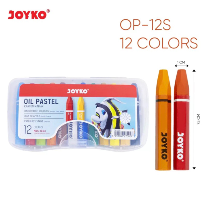 

Oil Pastel/Crayon JOYKO 12 warna