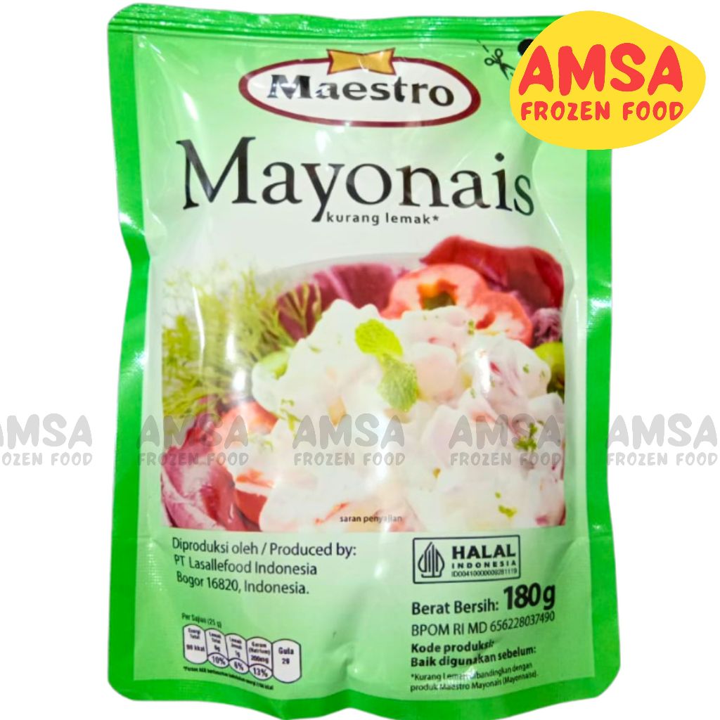 

Maestro Mayonaise Original Pouch 180gr