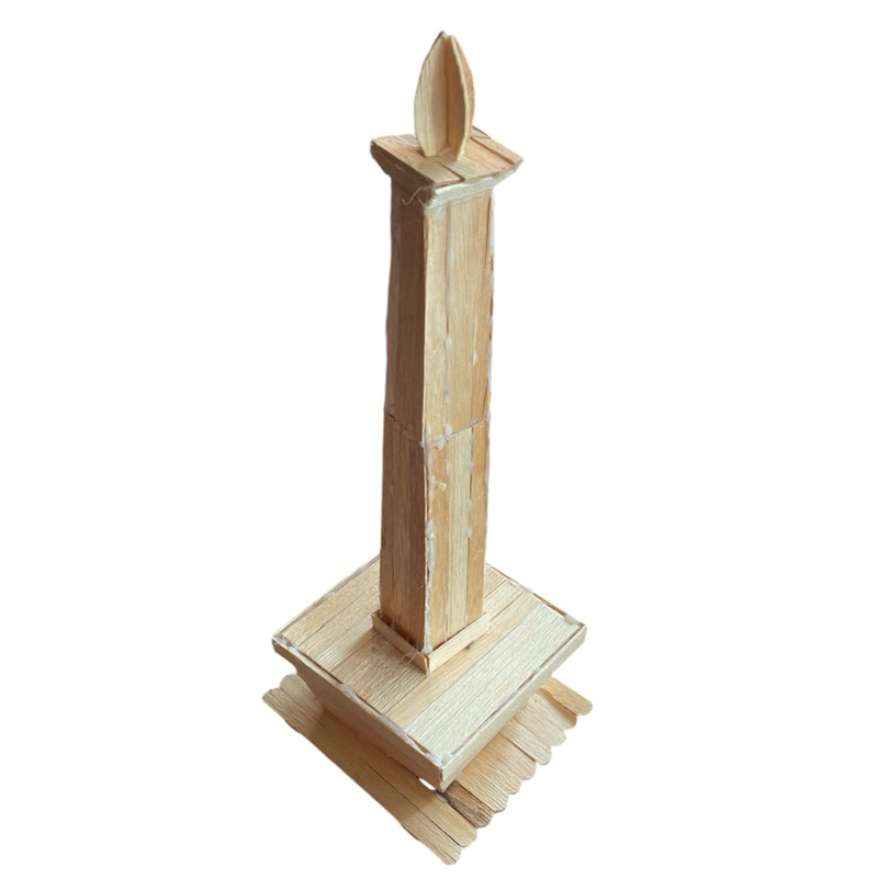 Monas dari Stik Es Krim Kerajinan