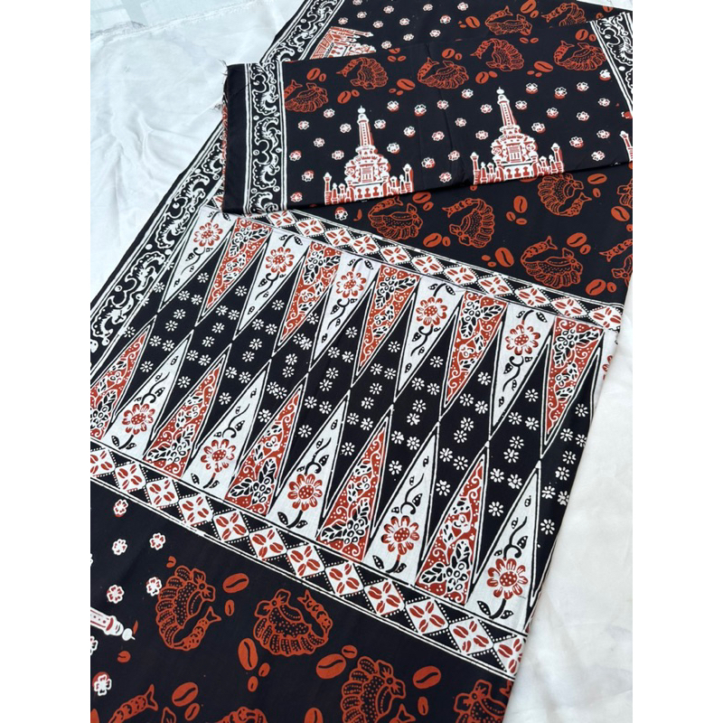 set kain tekuluk batik jambi asli dengan ronce