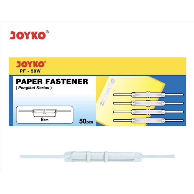 

ACCO / PAPER FASTENER / SNELHECTER / PENGIKAT KERTAS JOYKO PUTIH