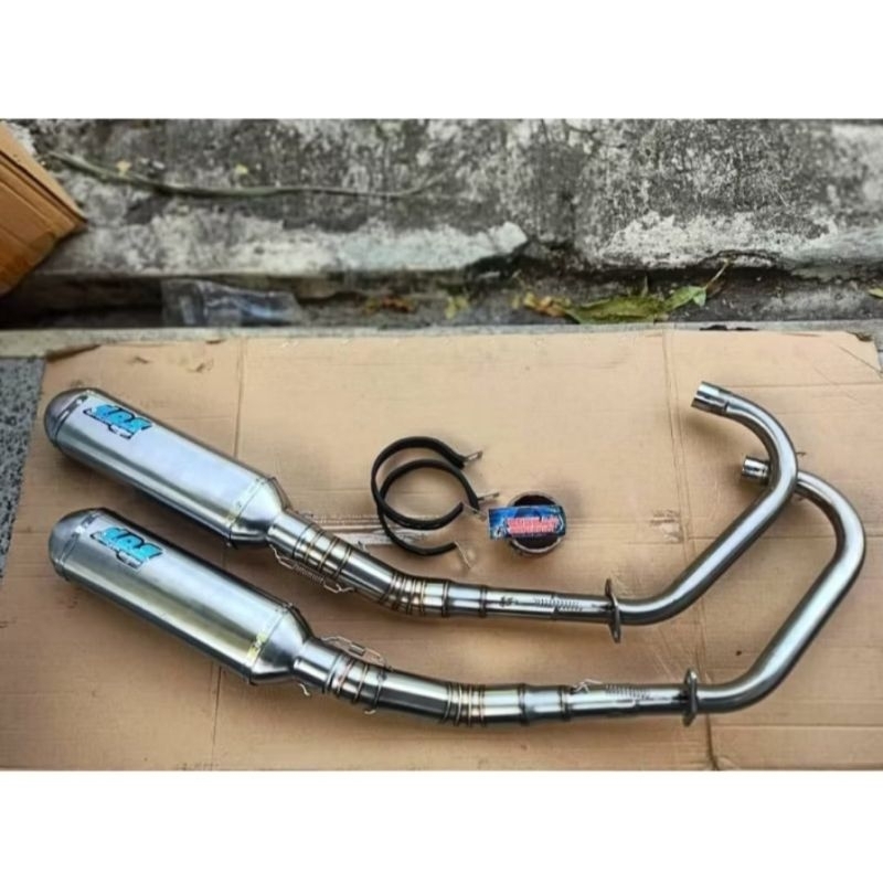 KNALPOT DOS KAPSUL TIGER GL CB MEGAPRO SCORPIO Z VERZA VIXSION SATRIA FU DLL KNALPOT DOS