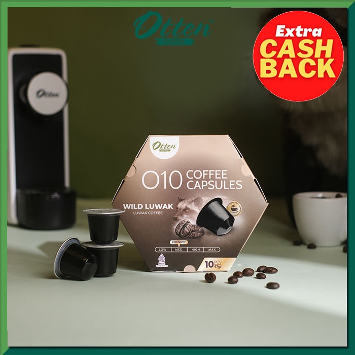 

Kopi Kapsul - O10 Arabica Luwak Coffee Capsule - Kompatibel Mesin Nespresso