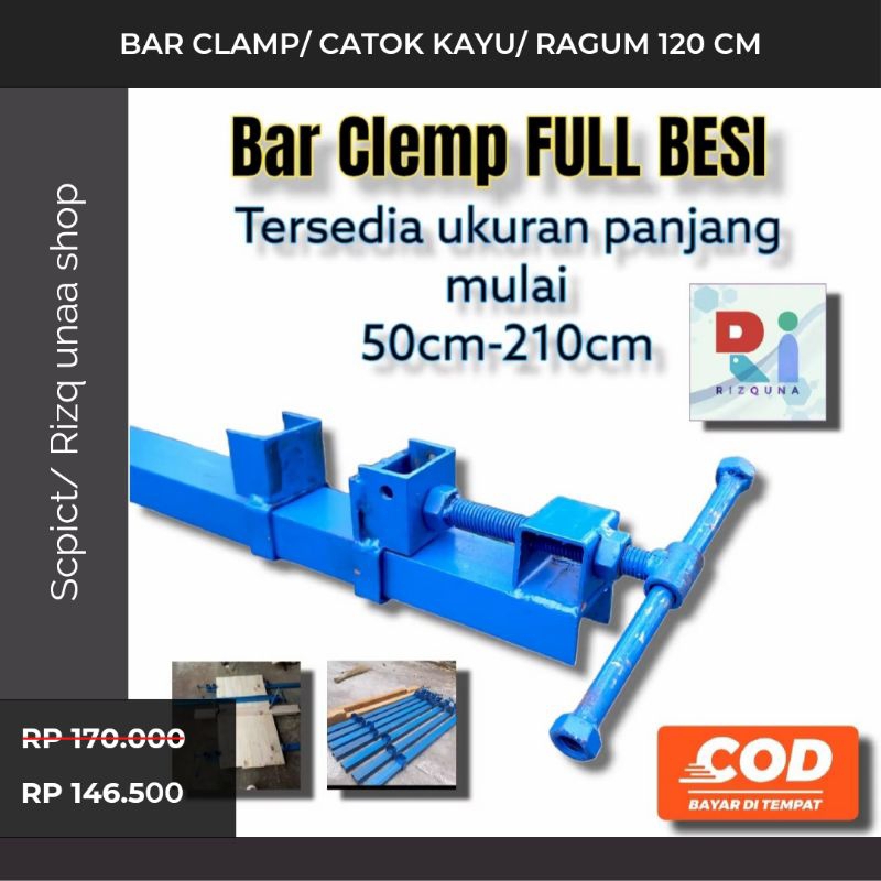 Promo bar clamp/ catok kayu/ ragum