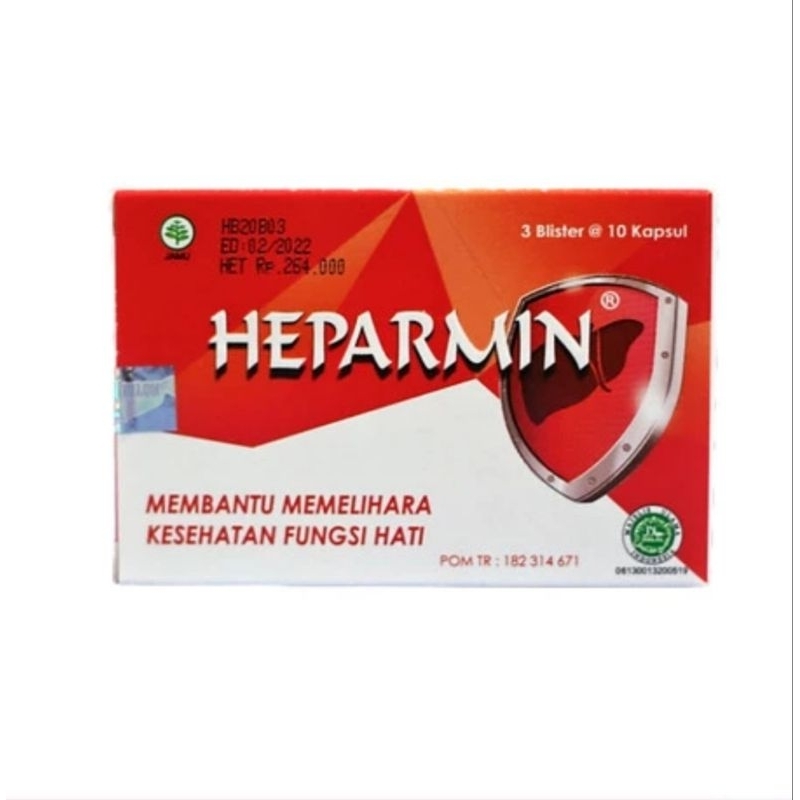 HEPARMIN BOX 30 KAPSUL