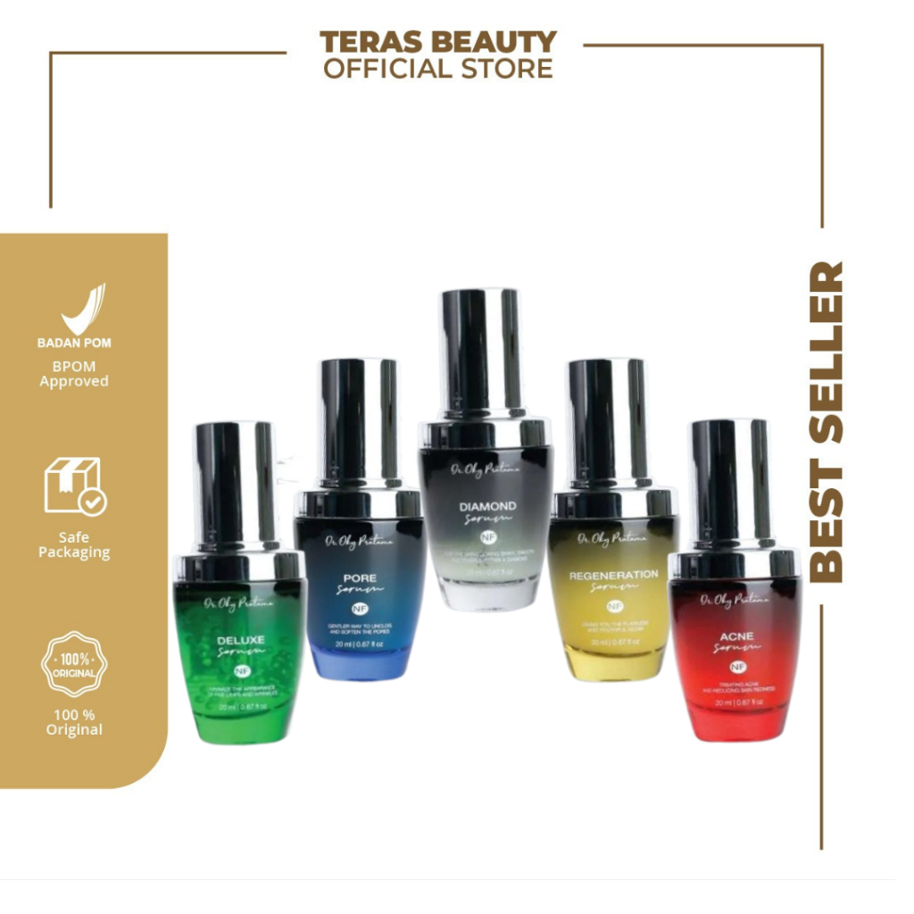 Serum Bening's Skincare By Dr Oky Pratama Diamond,Deluxe,Acne,Pore,Regeneration Serum