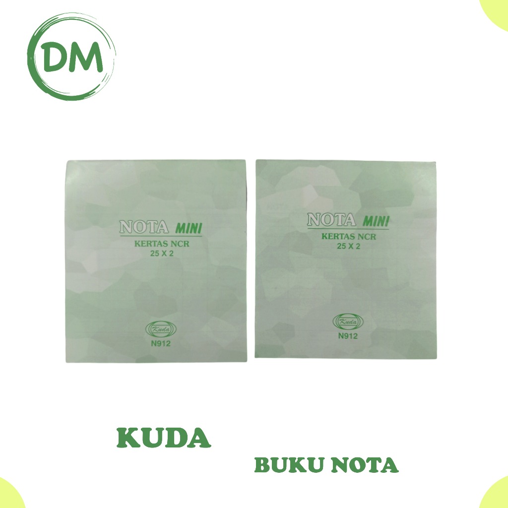 

DM- Buku Nota Mini 2 Ply NCR Kuda 25 x 2 N912