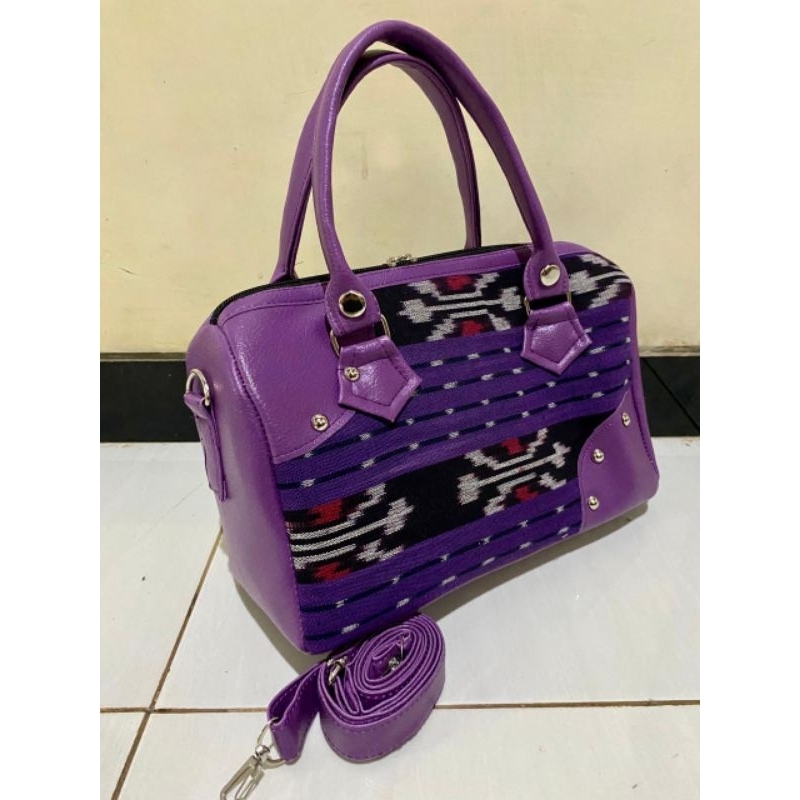 tas etnik warna lilac