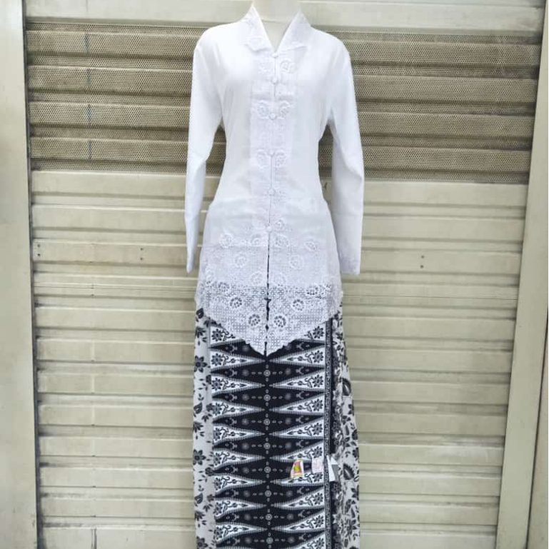 Set kebaya encim bordir polos senada/kebaya wisuda kebaya pesta /seragam kerja'/kebaya wanita dewasa