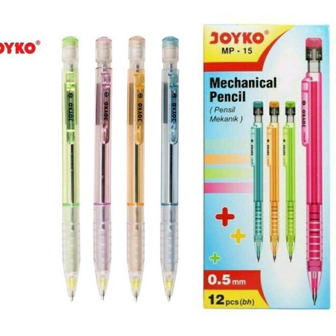 

Boom Pensil Mekanik 2B Joyko MP 15 1pak12pcs