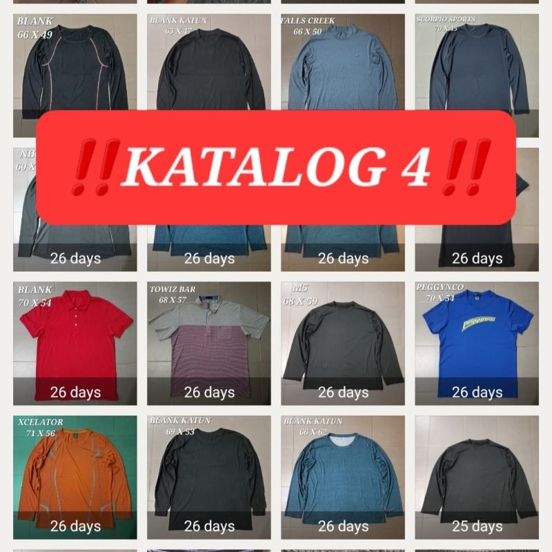 Baselayer Outdoor Baju Kaos Olahraga Jersey Futsal Parasut Manset Sepeda Gowes Gym Fitness Sepak Bol