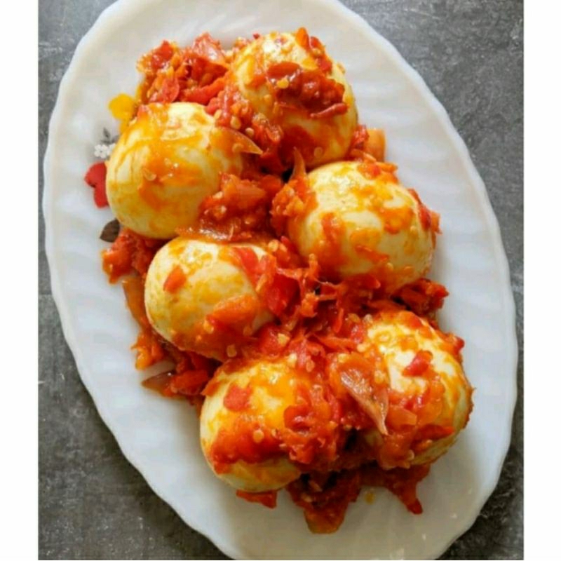 

MASAKAN RUMAHAN TELUR BALADO | PORSI BESAR ISI 6 | HALAL FOOD DAN FRESH MENU RUMAHAN TELUR BALADO SIAP MAKAN | MASAKAN RUMAHAN