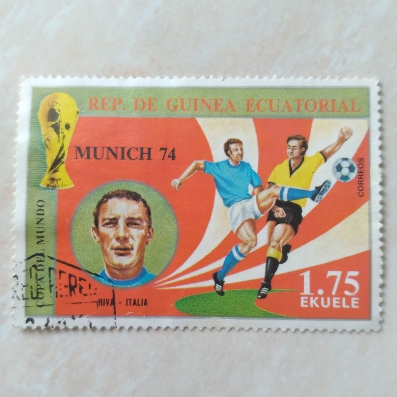 

Perangko Prangko Kuno Guinea Equatorial 1974 World Cup Germany - YN1946