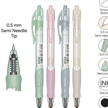 

KI3 12Pcs Pulpen Pen Cetek Pastel Joyko GP265AN Q4 Pena QGEL Pastel 5mm