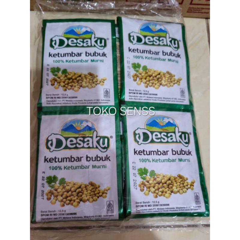 

DESAKU KETUMBAR BUBUK HARGA PER 1 RENCENG ISI 12 PCS