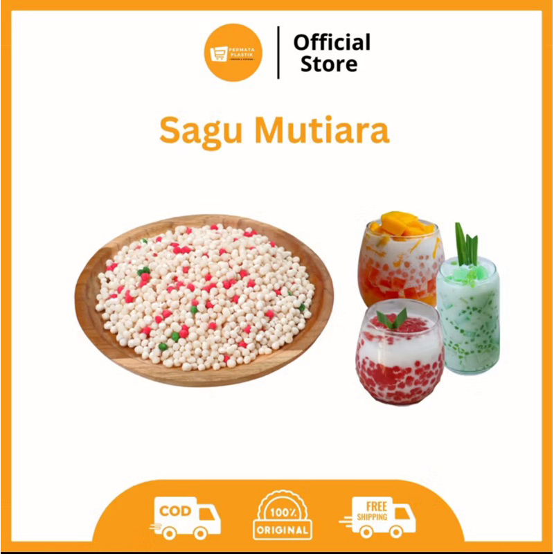 

Sagu Mutiara Mata Ikan Mango Sago Buko Pandan 250gr