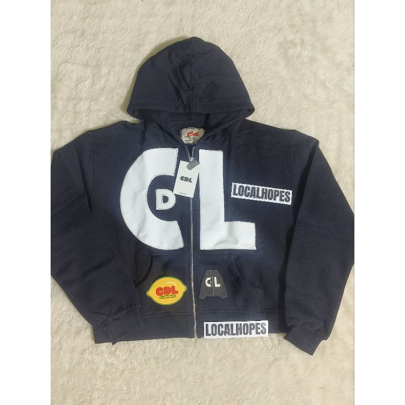 [ORIGINAL 100%] ZIP HOODIE CDL BLACK // ZIP HOODIE CDL PINK ORIGINAL 100% SIAP KIRIM