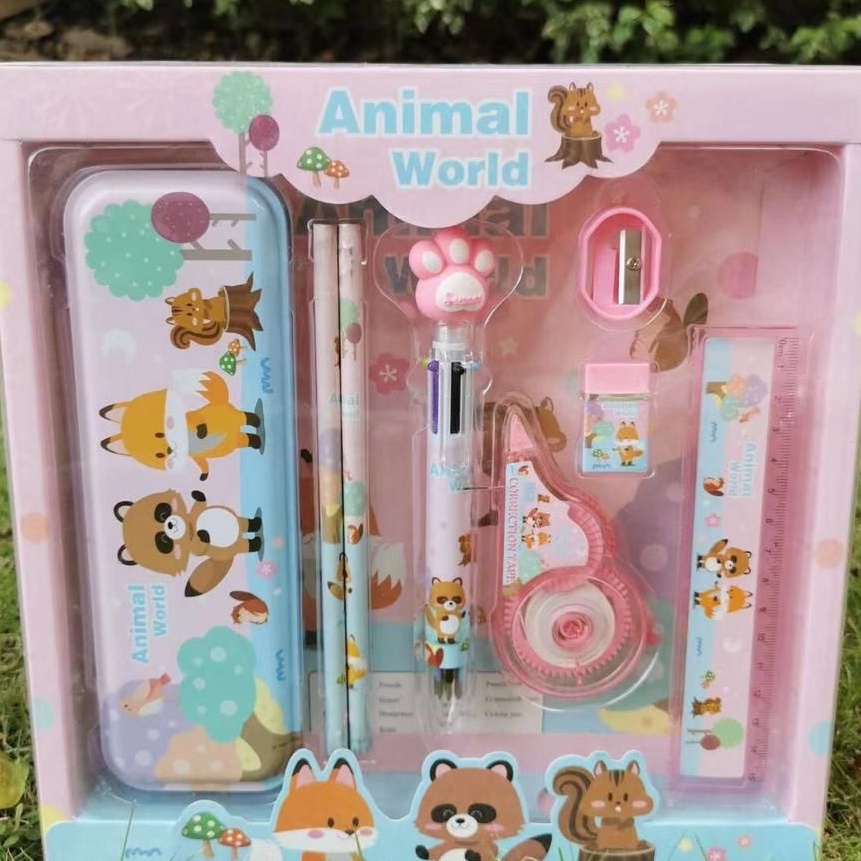 

FG2 SERBALAKUKTPS2KOTAK PENSIL SETT STUDY SET STATIONERY SET ALAT TULIS SEKOLAH ANAK SET ATK MOTIF