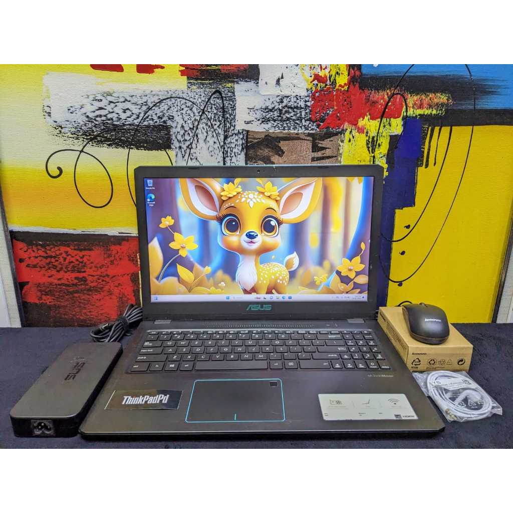 Laptop Gaming Asus Vivobook X570ZD AMD Ryzen 5 2500U RAM 16 GTX 1050 Fingerprint Slim Mulus