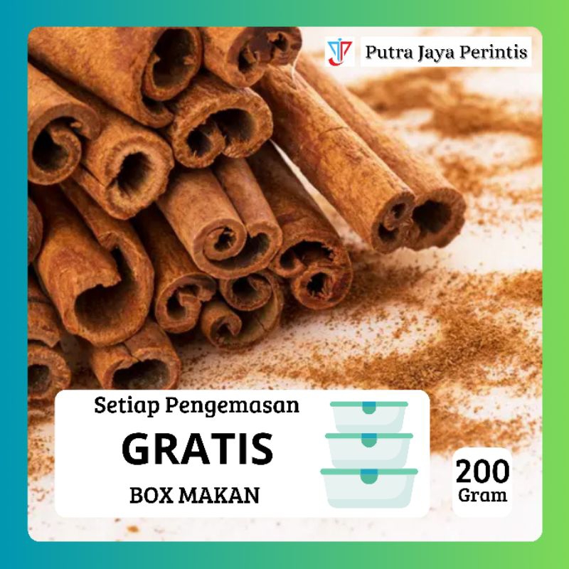 

Kayu Manis Premium Grade A - 200 Gram