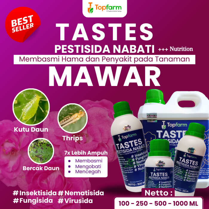 Obat Bunga Mawar / Pestisida Bunga Mawar / Obat Penyubur Tanaman Bunga Mawar / Obat Penyubur Tanaman