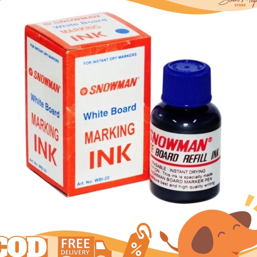 

Limit Snowman Refill Ink Tinta Spidol White Board BG12