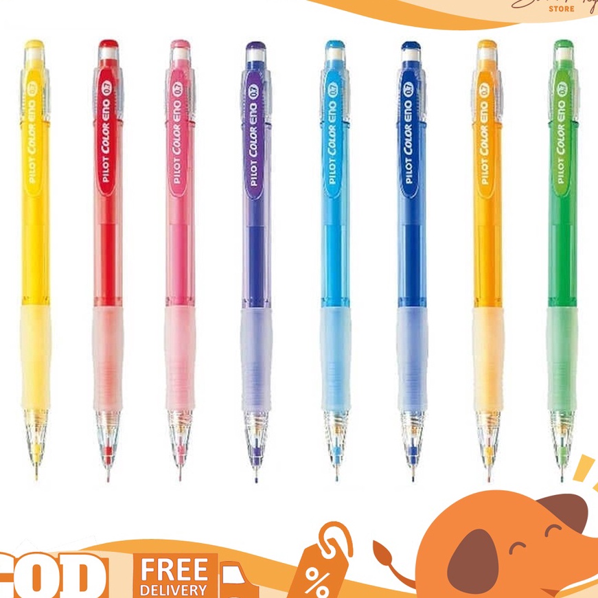 

Terlaris Pilot Pensil Mekanik Color Eno 2B 7mm Pensil Mekanik warna PILOT COLOR ENO MECHANICAL PENCIL