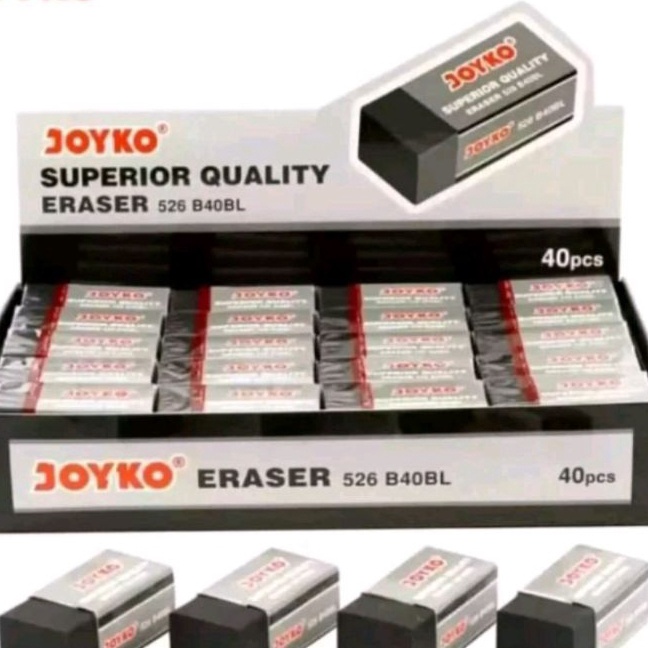 

Premium 1 Box 4pcs hapusan Joyko kecil penghapus pensil