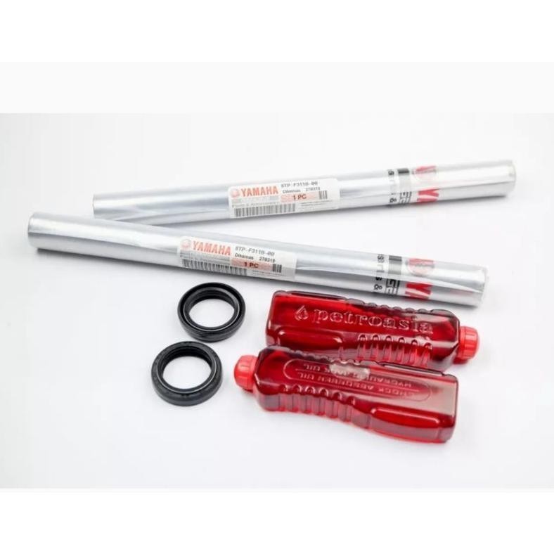 paket as shock depan set seal set dan oli shock mio j mio m3 mio z