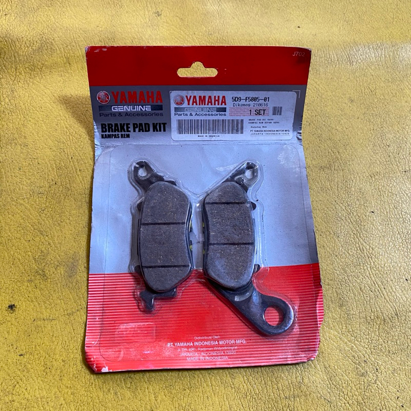 kampas rem depan Yamaha Vega ZR jupiter z1 jupiter Z new original YGP 5D9-F5805-01