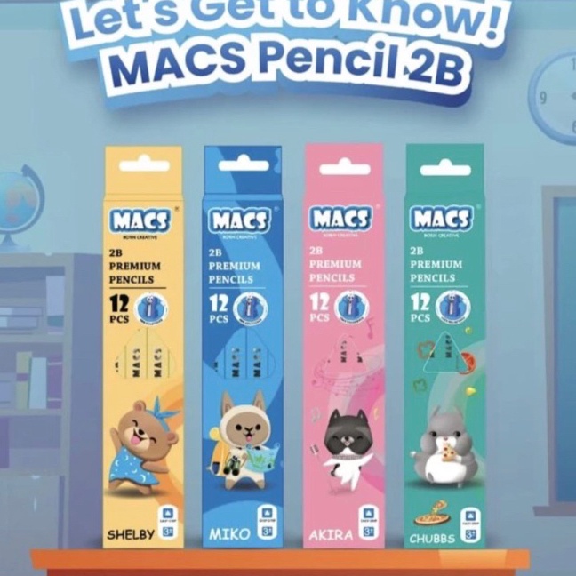 

Flash Sale Pensil 2B Triangle Premium MACS PER LUSIN