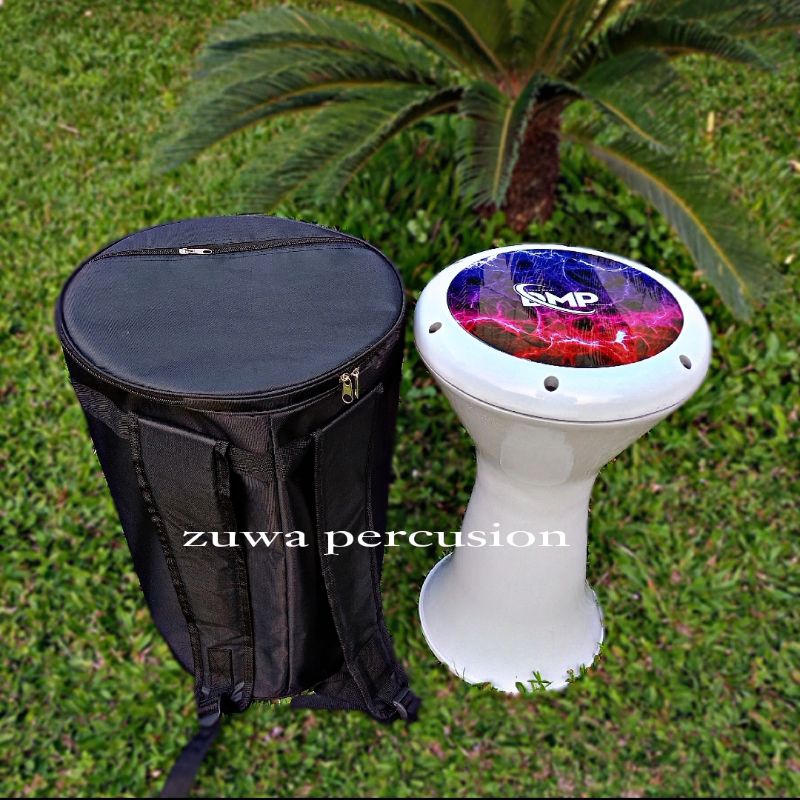 Darbuka polos mika dmp ukuran 8inc sama Tas