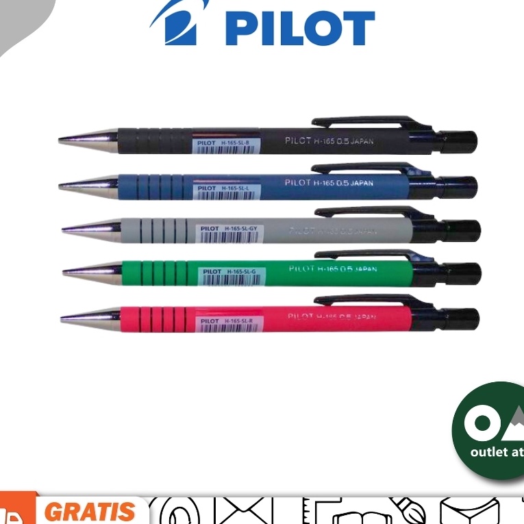 

FG2 Pilot H165 Mechanical Pencil 5mm 7mm Pensil Mekanik Jepang Asli