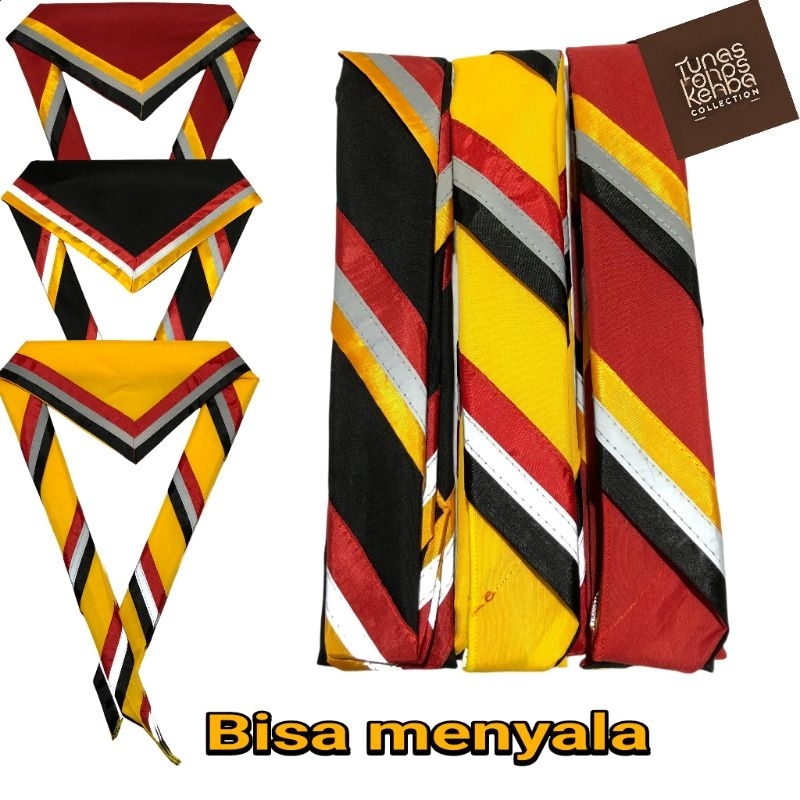 scraf Pramuka 3 kombinasi menyala//scraf pramuka saka
