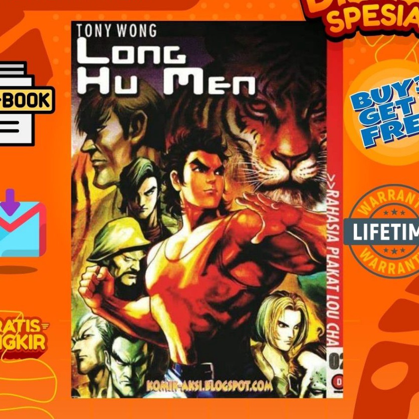 KI3 Komik Dital Long Hu Men Bahasa Indonesia Full Colour Jilid 1 sd 175 Tamat