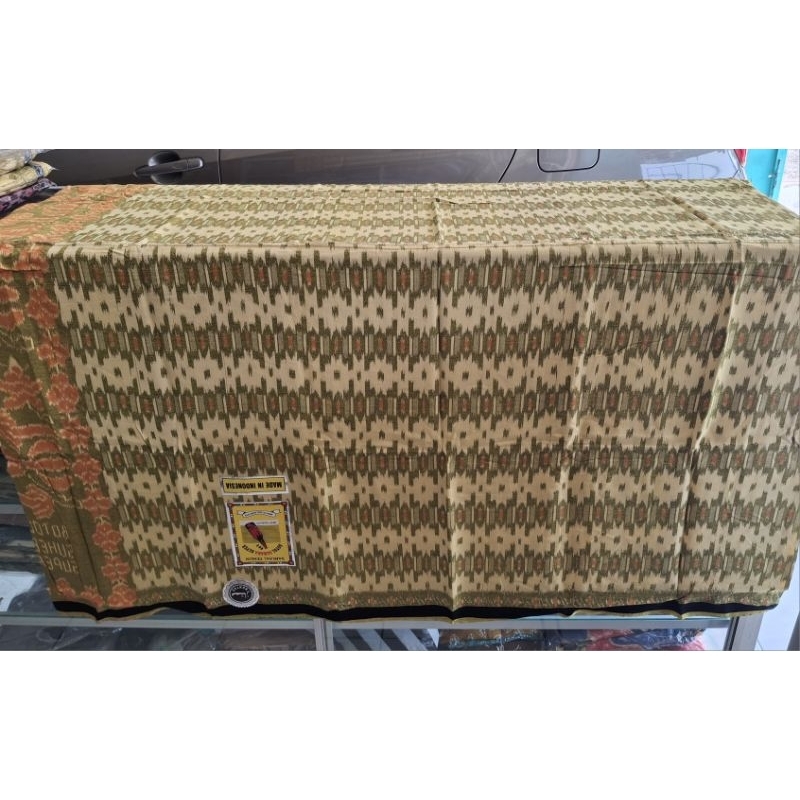 Sarung Goyor Botol Suheb Super Cap Sahara Warna Kuning Tenun ATBM Bali Super Warna Nusantara Habaib 