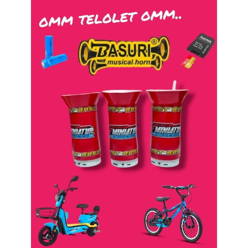 KLAKSON TELOLET BASURI  SEPEDA / BASURI SEPEDA / TELOLET BASURI SEPEDA MODEL BIASA