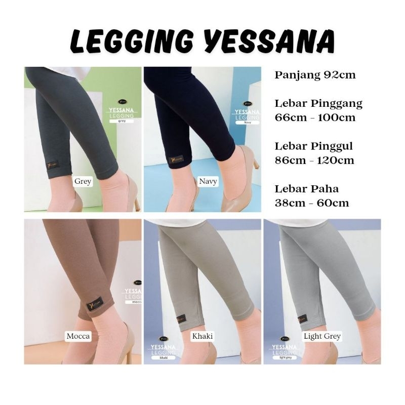 Legging Muslimah Premium Legging ORI Yessana Hijab