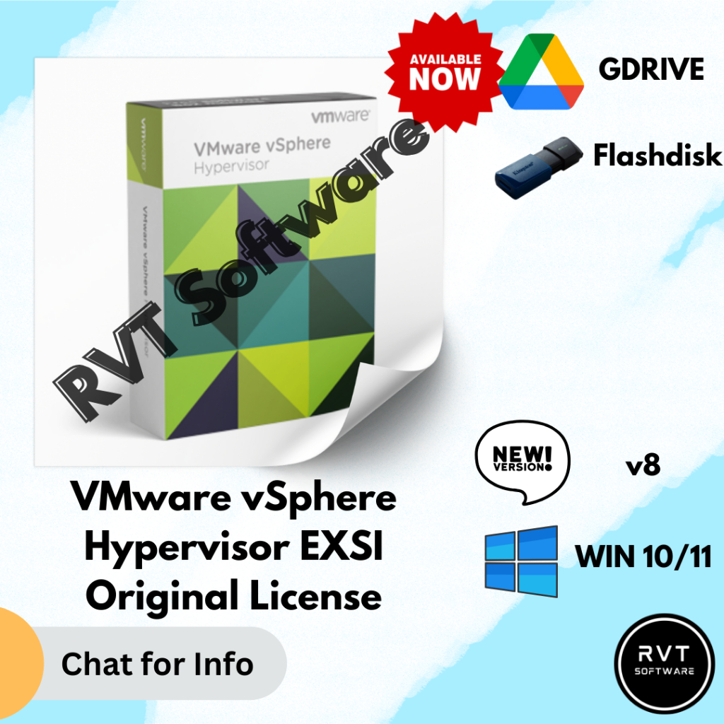 VMware VSphere 8 Hypervisor EXSI Original License Lifetime