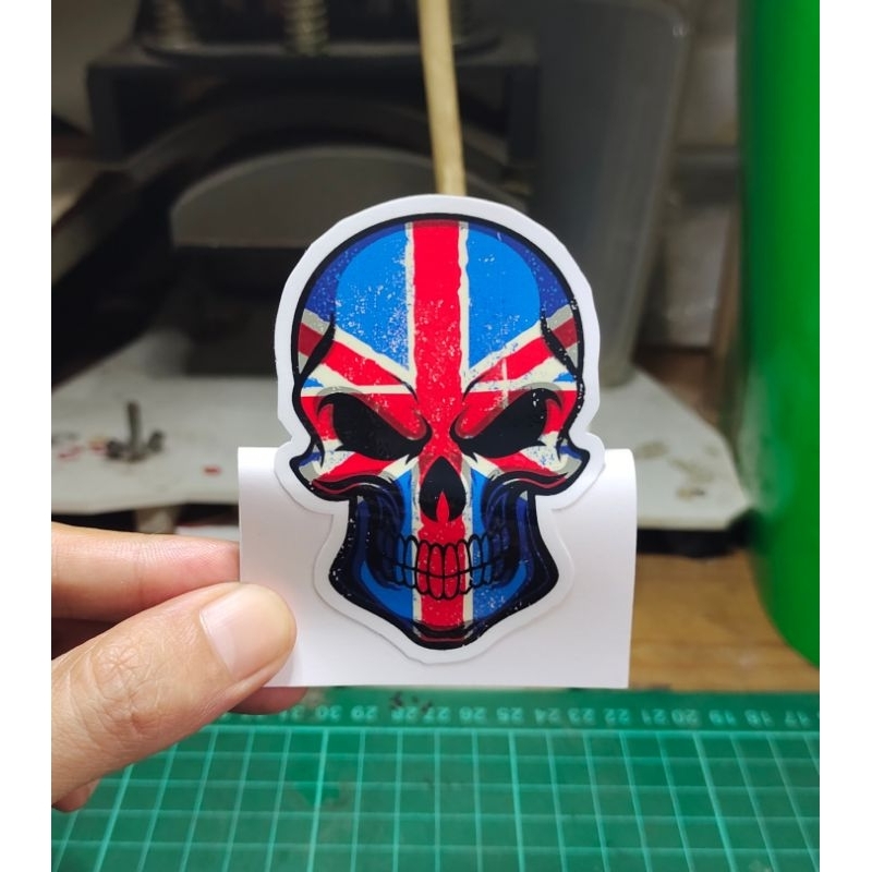 

stiker print tengkorak sticker Skull keren
