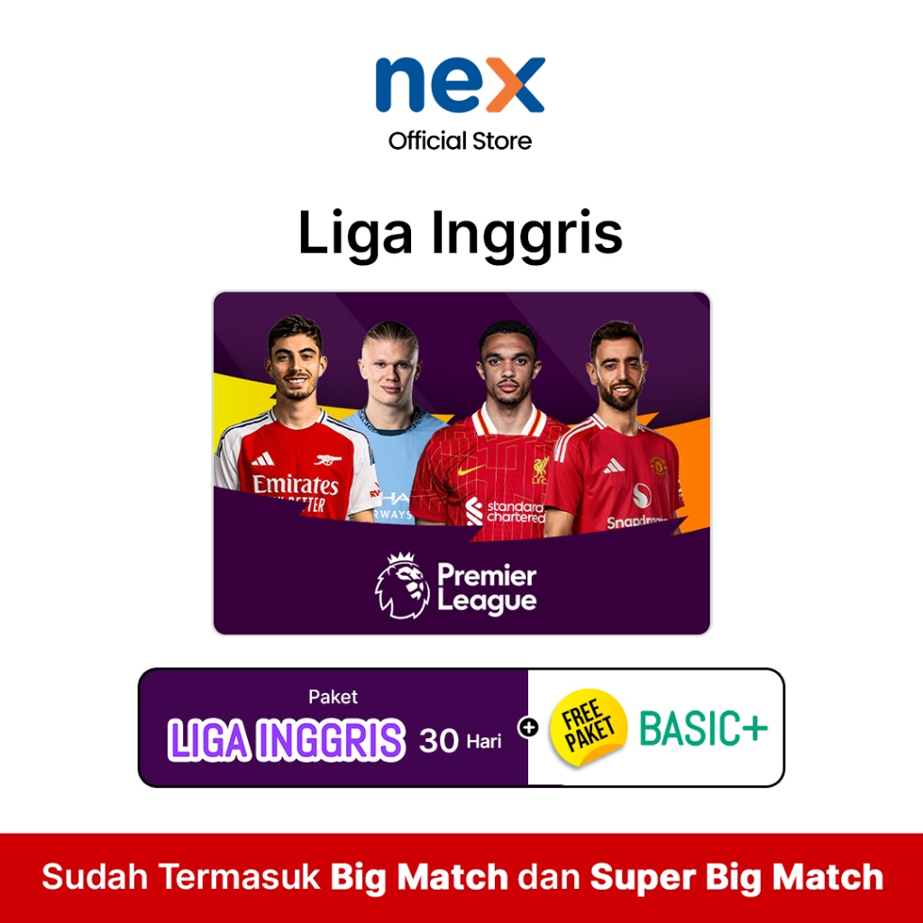 Nex Parabola Paket Liga Inggris 30 Hari