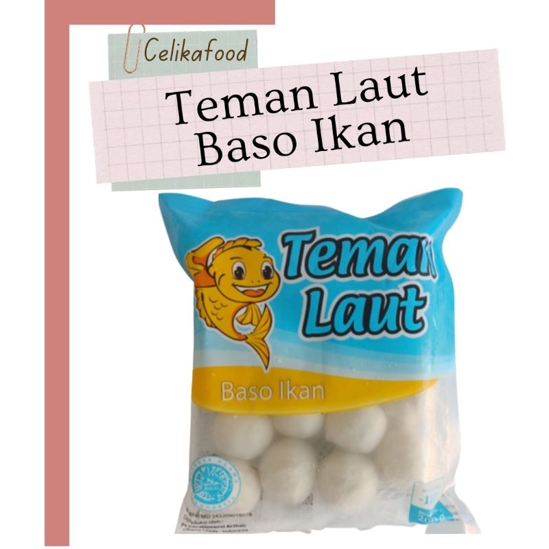 

Teman Laut Baso Ikan 200gr Bakso Fish Meatball Frozen Food Instan