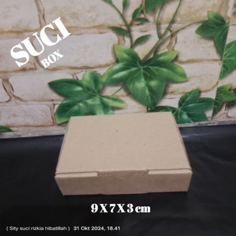 

kardus box ukuran 9 X 7 X 3 cm die cut kotak assesoris,model pizza kulitas premium