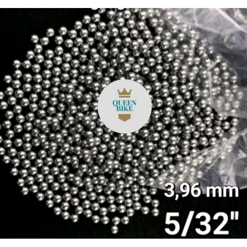 Steel Ball Hagel Gotri Pelor Garpu Fork Leher Setir Sepeda 5/32 (3,96mm) Murah  (144 Biji)