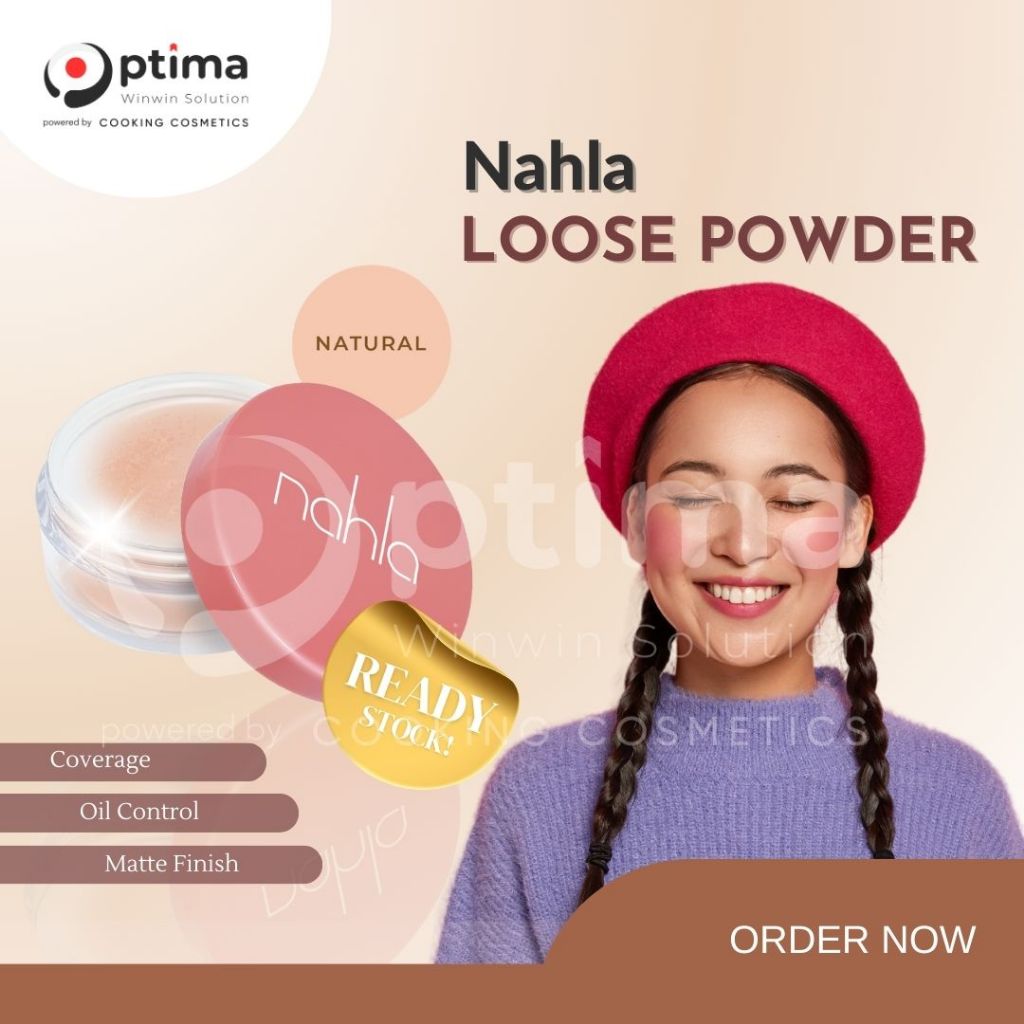 Maklon Kosmetik Ultra Matte Loose Powder Natural 25gr - Produk Sample BPOM dan Halal