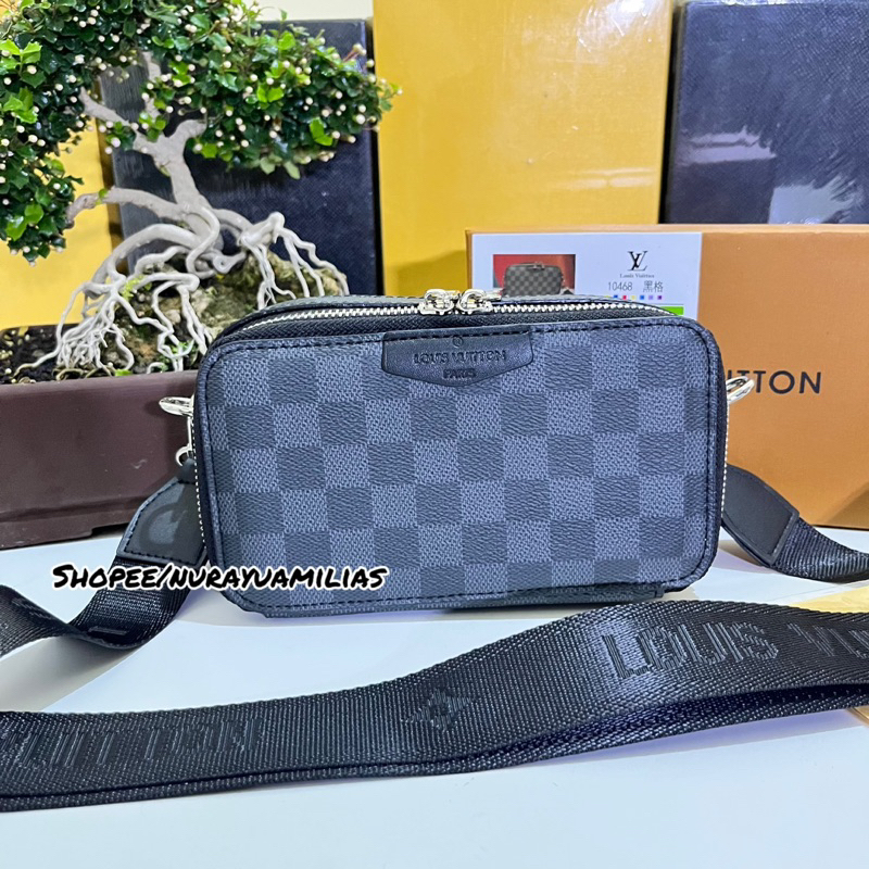 Tas selempang lv pria wanita import tas handbag branded multyfungsi