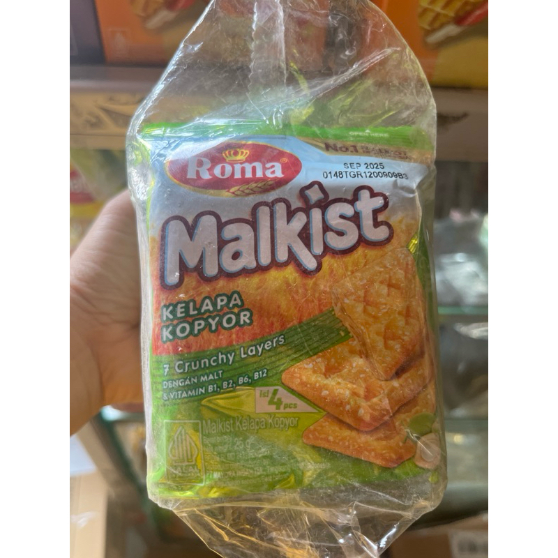 

Roma Malkist Kelapa Kopyor (Perpak isi 10 Pcs)